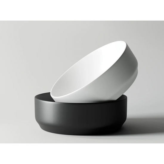 Раковина накладная CERAMICANOVA Element CN6007 черный матовый