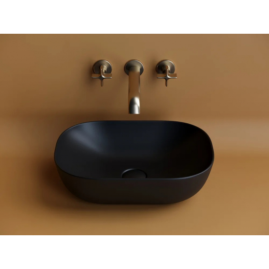 Раковина накладная CERAMICANOVA Element CN6009MB черный матовый