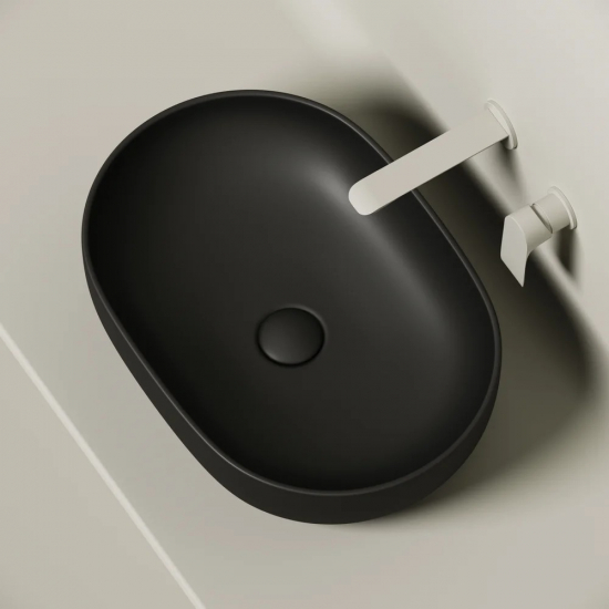 Раковина накладная CERAMICANOVA Element CN6047MB черная матовая