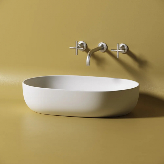 Раковина накладная CERAMICANOVA Element CN6047MW белая матовая