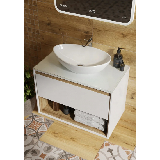 Раковина накладная CERSANIT Moduo 55 Leaf