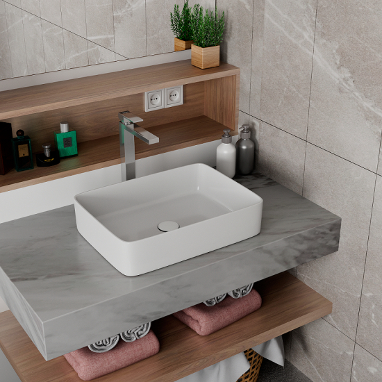 Раковина накладная D&K Berlin DT1430216 475x370x140 мм