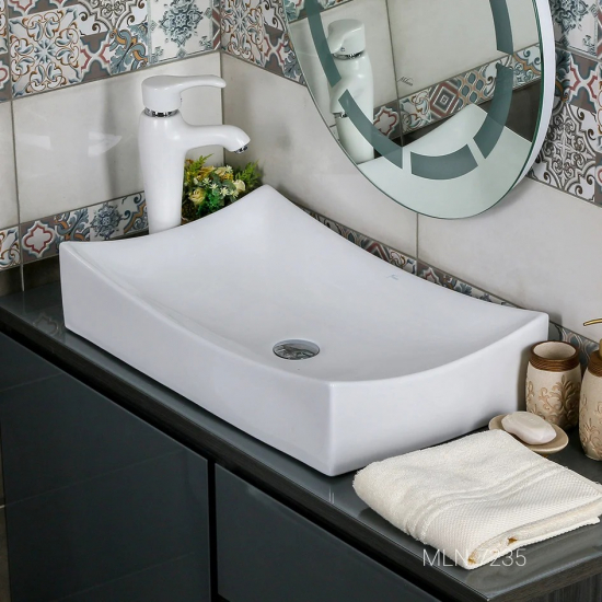 Раковина накладная MELANA MLN-7235-805