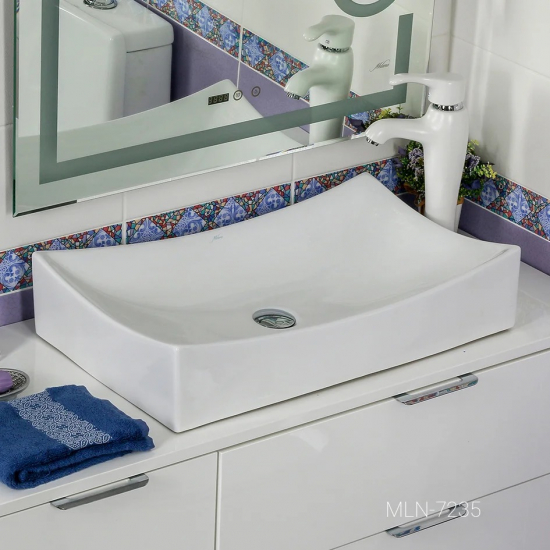 Раковина накладная MELANA MLN-7235-805