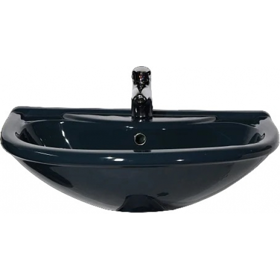 Раковина ОСКОЛЬСКАЯ КЕРАМИКА Престиж 63 с пьедесталом, зеленая