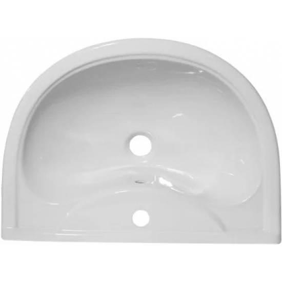 Раковина ОСКОЛЬСКАЯ КЕРАМИКА Престиж Престиж 55 с пьедесталом, белая