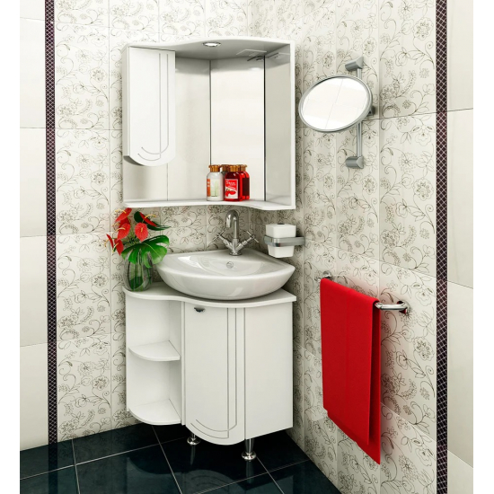 Раковина ROSA Элегия угловая белая