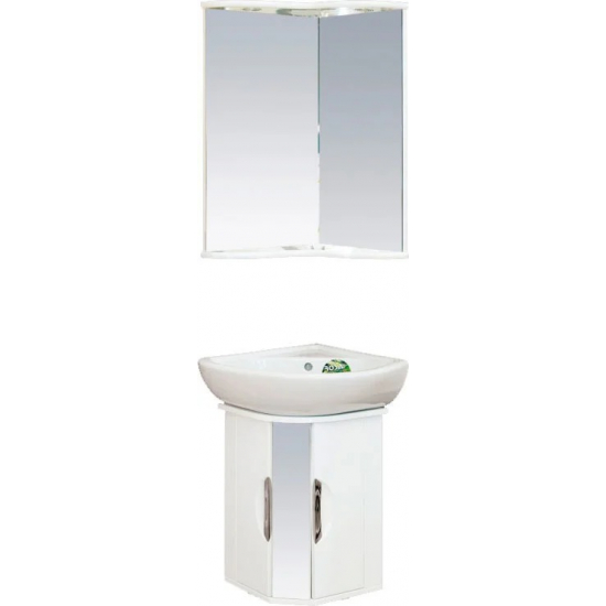 Раковина ROSA Элегия угловая белая