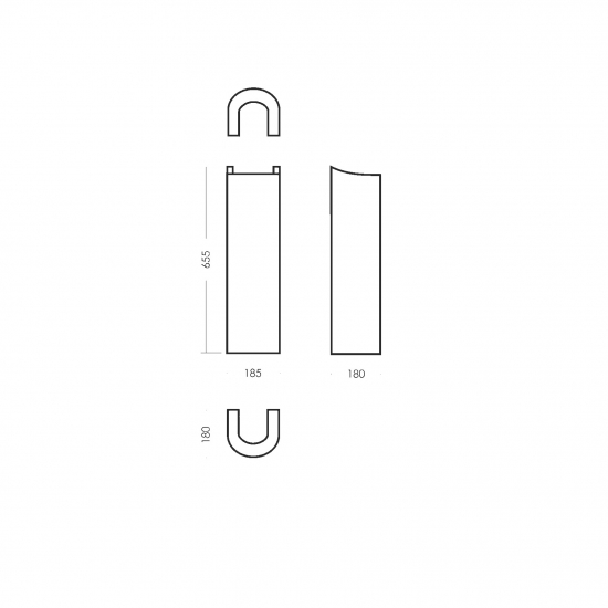Раковина SANITA LUXE Best 56 c пьедесталом