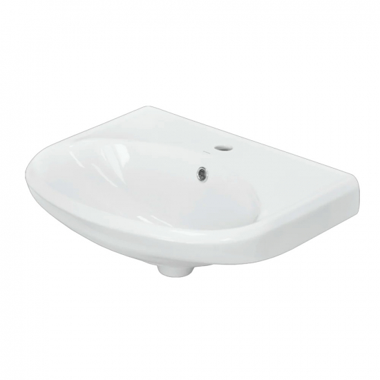 Раковина SANITA Самарский 55 белая, с пьедесталом