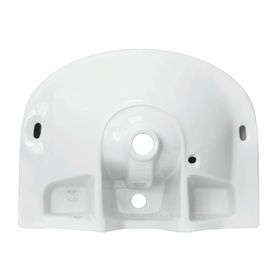 Раковина SANITA Самарский 55 белая, с пьедесталом