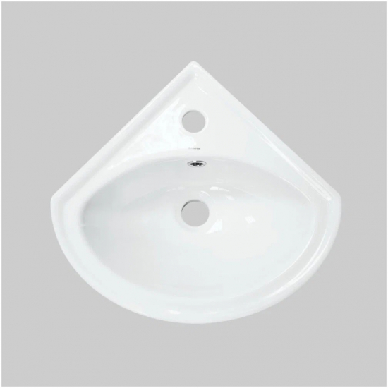 Раковина SANITA Веер 36x36 угловая