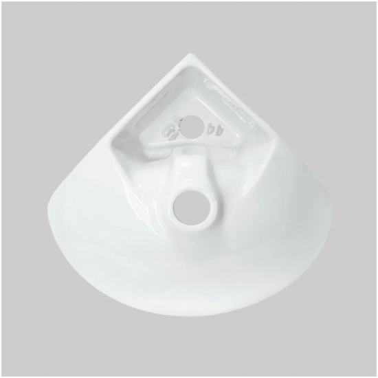 Раковина SANITA Веер 36x36 угловая