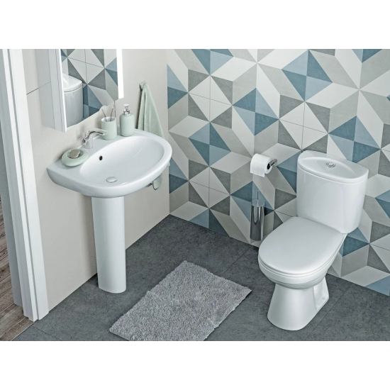 Раковина SANTEK Анимо 60 см 1WH110508, с пьедесталом