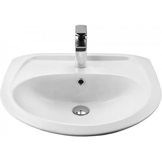 Раковина SANTEK Бриз 60 см 1WH110466 с пьедесталом Биц 1WH110595