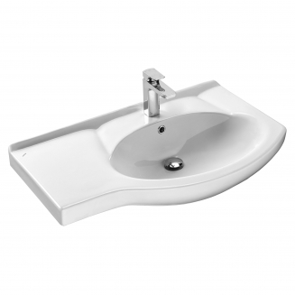 Раковина SANTEK Коралл 83 крыло слева