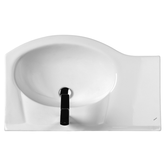 Раковина SANTEK Коралл 83 крыло слева