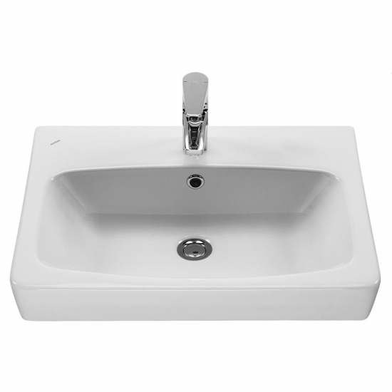 Раковина SANTEK Нео 60 см 1WH302186 + Пьедестал 1WH302182 белый