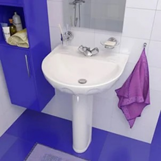 Раковина SANTERI Лотос 58 с пьедесталом