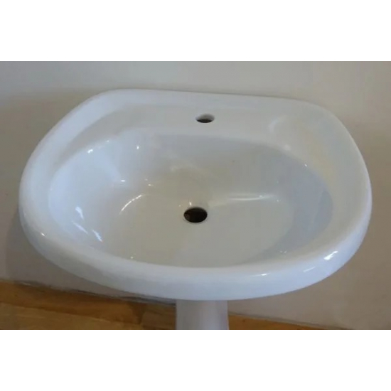 Раковина SANTERI Воротынский 57 см белая, с пьедесталом