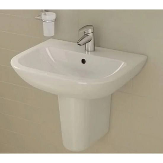 Раковина VITRA 55 см S20 5502B003 с полупьедесталом