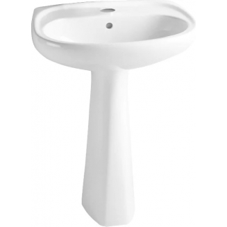 Раковина VITRA Normus 55 см 9600B003 с пьедесталом
