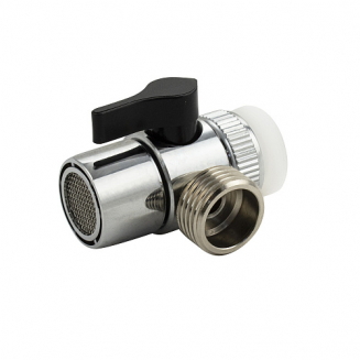 Рассеиватель металлический с переключением на душ САНАКС 10143 наружная резьба 1/2 хром