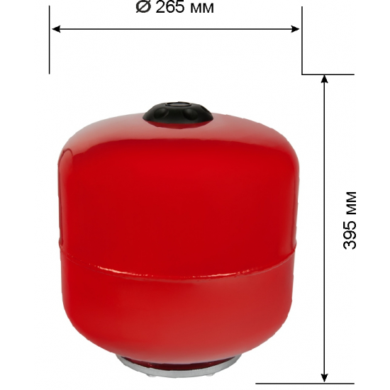 Расширительный бак отопления UNIPUMP 19 л вертикальный