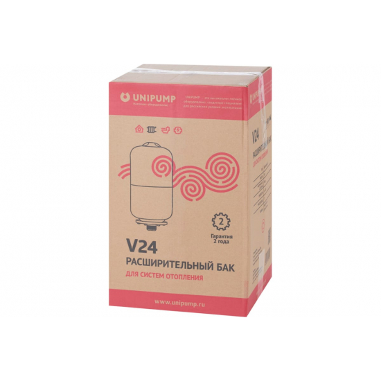 Расширительный бак отопления UNIPUMP 24 л вертикальный