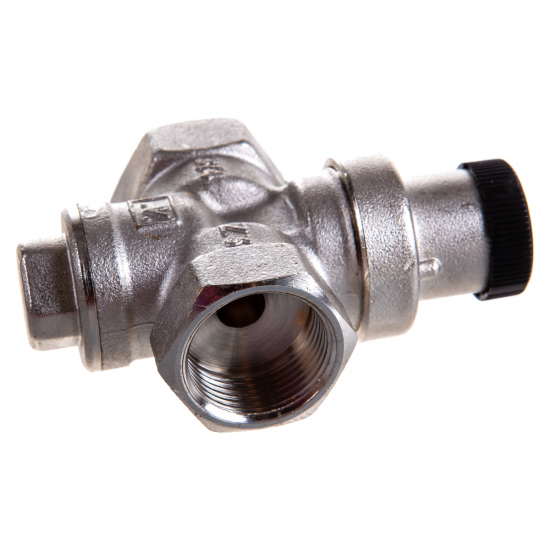 Редуктор давления UNI-FITT Compact 3/4 В никелированный, с отверстием под манометр 202N3140