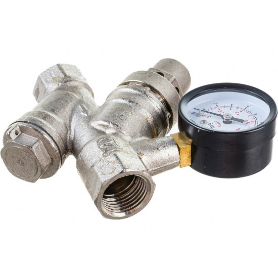 Редуктор давления VALTEC VT.082.N.04 1/2 с фильтром и манометром диап регул: 2 - 5, 5 бар 