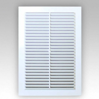 Решетка для вытяжки 17x24 см с сеткой ABS-пластик