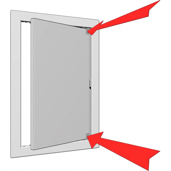 Ревизионный люк EVECS Л1520  15x20 см ABS-пластик