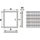 Ревизионный люк EVECS ЛТ2030М 25x35 см металлический