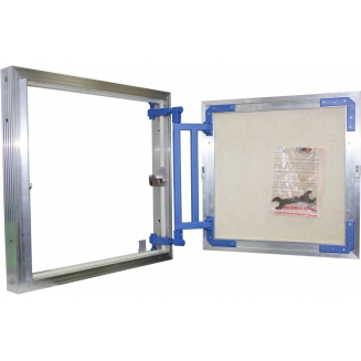 Ревизионный люк под плитку AL-KR  LYUKER 40x30 см алюминиевый нажимной