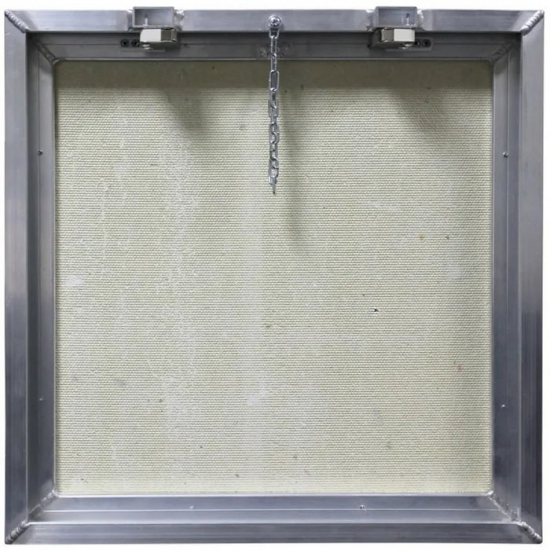 Ревизионный люк под плитку Д  LYUKER 20x20 см алюминиевый нажимной