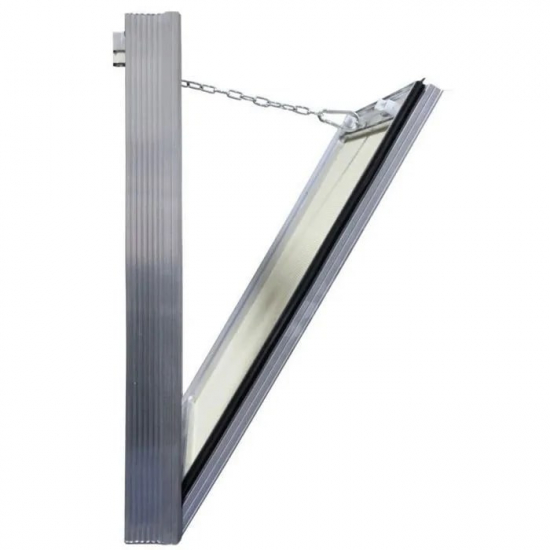 Ревизионный люк под плитку Д  LYUKER 20x20 см алюминиевый нажимной