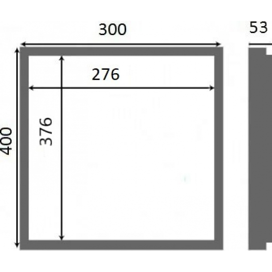 Ревизионный люк под плитку ЛЮЧКИ.РФ Стелс 30x40 см 