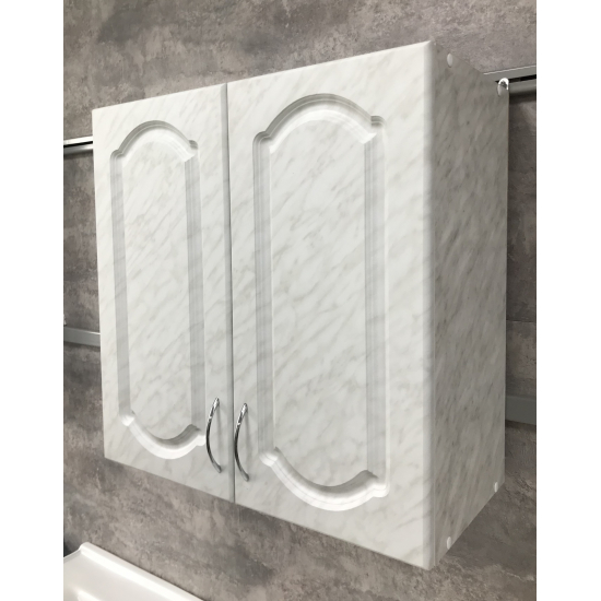 Шкаф для посуды САНТРЕК 60 МДФ Каррара