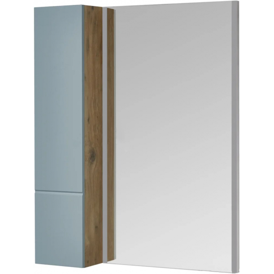 Шкаф навесной АКВАТОН Мишель 23 дуб рустикальный, фьорд