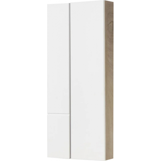 Шкаф навесной АКВАТОН Мишель 43 дуб эндгрейн, белый