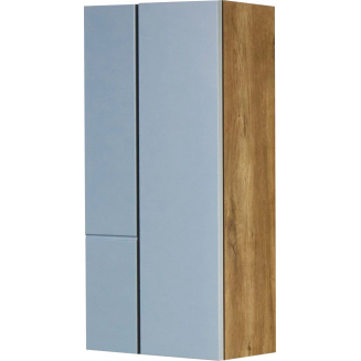 Шкаф навесной АКВАТОН Мишель дуб рустикальный, фьорд