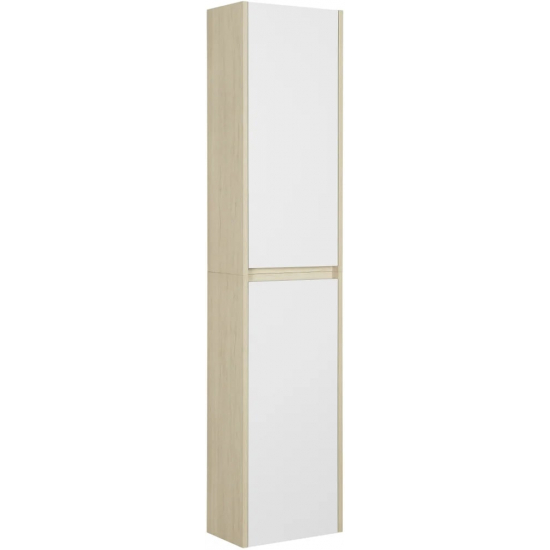 Шкаф навесной АКВАТОН Сканди 35 белый, дуб верона