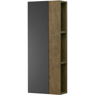 Шкаф навесной АКВАТОН Терра 35х14 дуб кантри, антрацит, универсальный