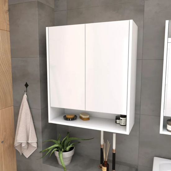 Шкаф навесной AURA Глория 60 белый