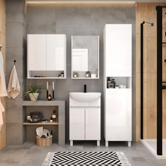 Шкаф навесной AURA Глория 60 белый