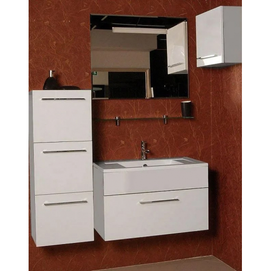 Шкаф навесной DE AQUA Куба 40 белый