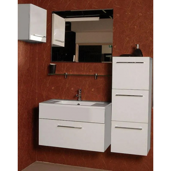 Шкаф навесной DE AQUA Куба 40 белый