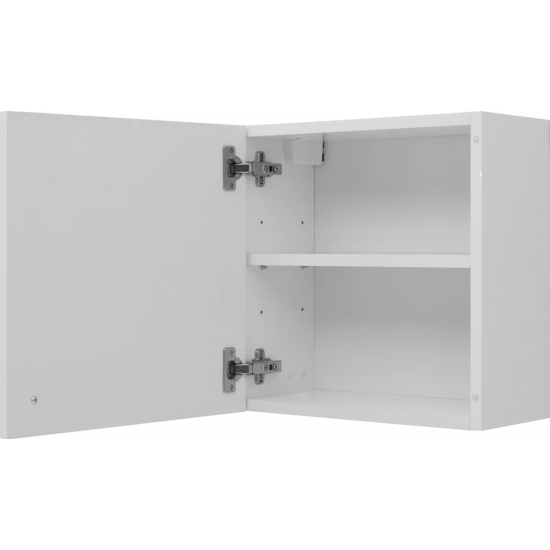 Шкаф навесной DE AQUA Куба 40 L левый, белый
