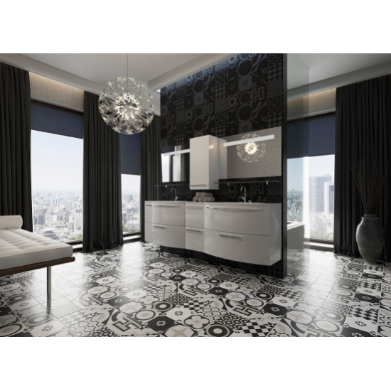 Шкаф навесной DE AQUA Тока 4 35 L белый 